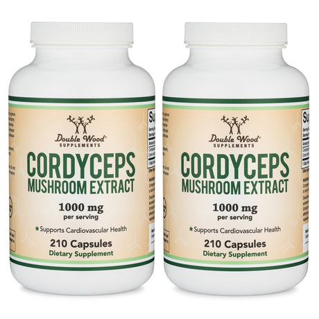 Cordyceps Mushroom Extract Double Pack - Double Wood Supplements