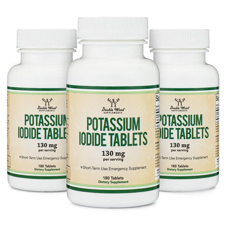 Potassium Iodide Triple Pack - Double Wood Supplements