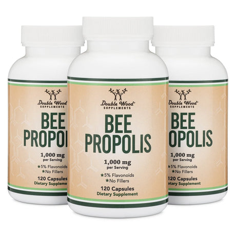 Bee Propolis Triple Pack - Double Wood Supplements