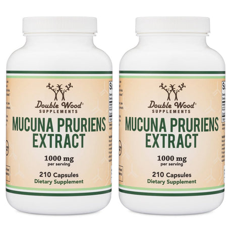 Mucuna Pruriens Extract Double Pack - Double Wood Supplements