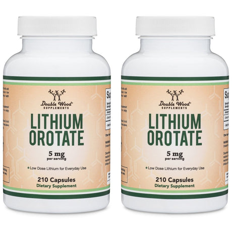 Lithium Orotate Double Pack - Double Wood Supplements