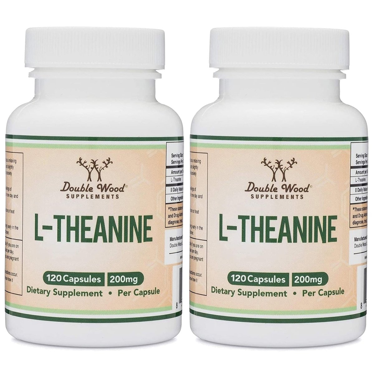 L-Theanine Double Pack - Double Wood Supplements