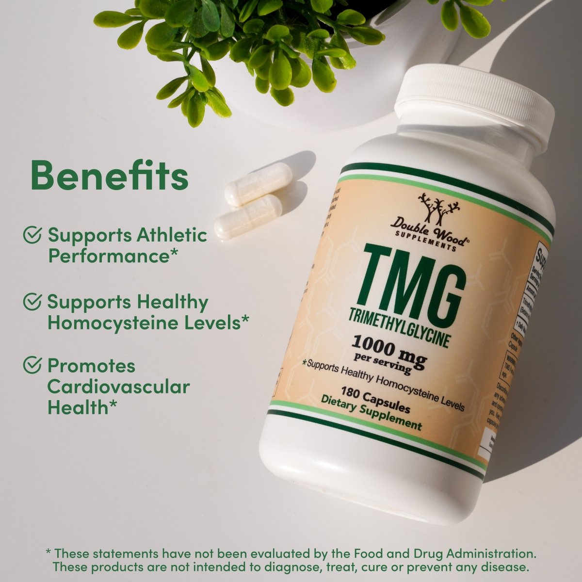 Trimethylglycine (TMG) Double Pack - Double Wood Supplements