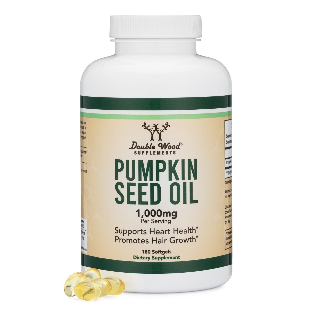 Pumpkin Seed Oil Double Pack - Double Wood Supplements