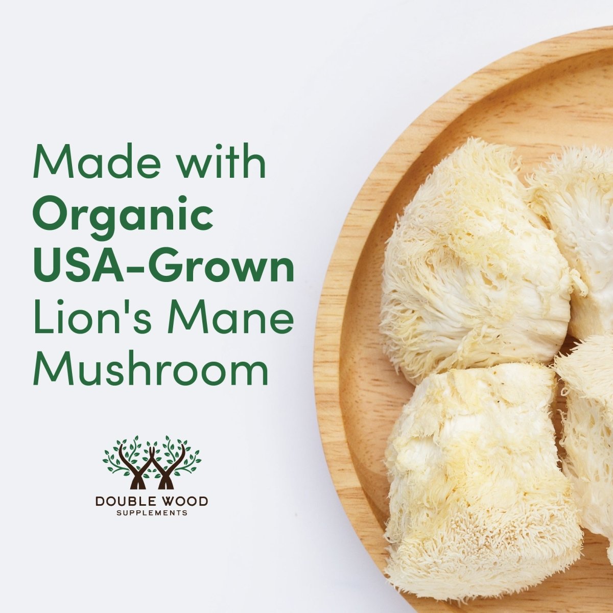 Lion's Mane Mushroom Triple Pack - Double Wood Supplements