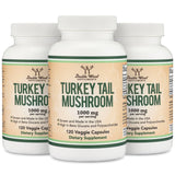 Turkey Tail Mushroom Triple Pack - Double Wood Supplements