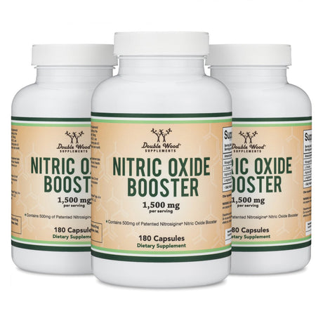 Nitric Oxide Booster Triple Pack - Double Wood Supplements