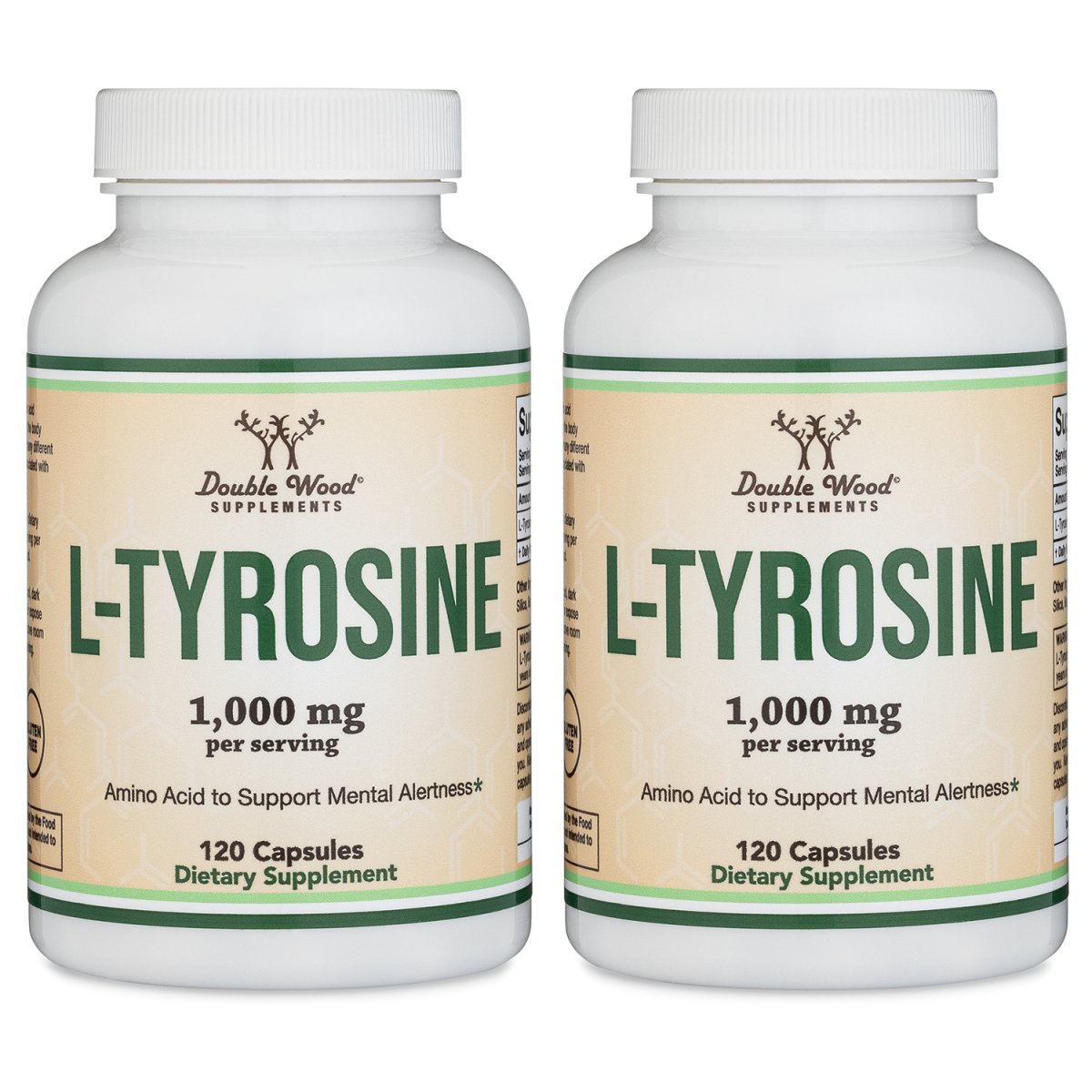 L-Tyrosine Double Pack - Double Wood Supplements