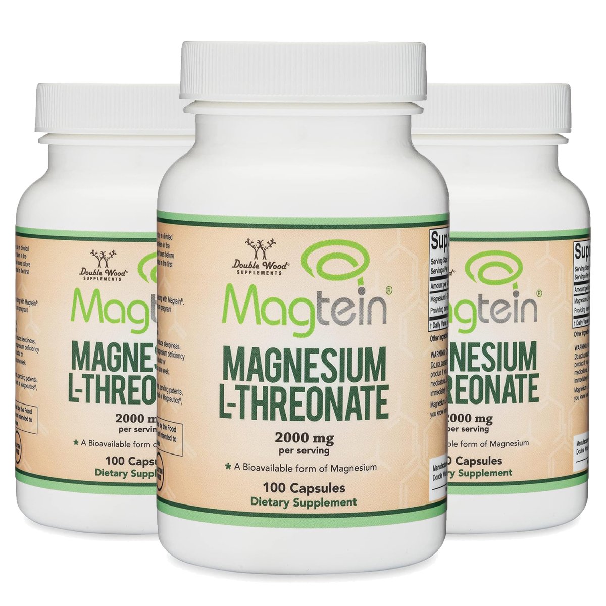 Magnesium L-Threonate (Magtein) - Double Wood Supplements