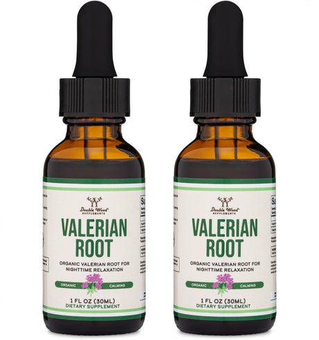 Valerian Root Drops Double Pack - Double Wood Supplements